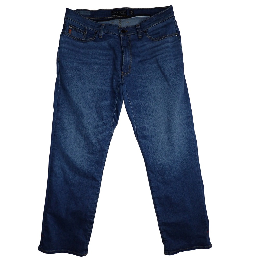 Klim Men's K Forty 2 Straight Stretch Denim Motorcycle Riding Jeans 36x32 NO PAD